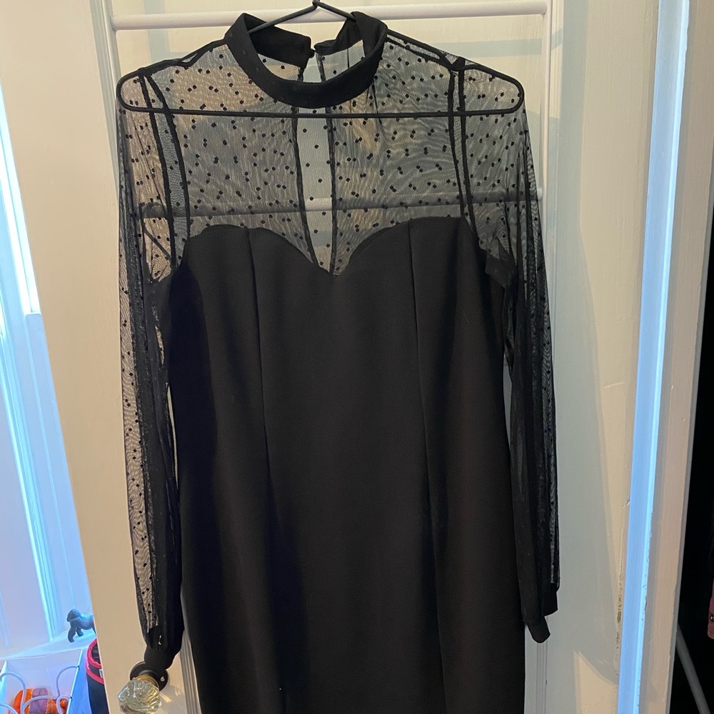 ASOS Slit Black Dress